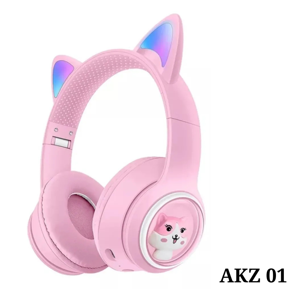 Audífonos Diadema Inalambrica Akz-01 Ros